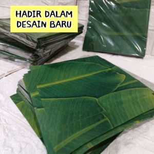 Kertas NasiLaminasi Motif DAUN PISANG  ~ DESAIN BARU
