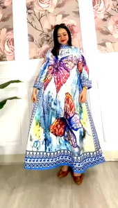 ALMA HOKAIDO DRESS VIRAL BEST SELLER TERLARIS DRESS GAMIS WANITA PESTA MEWAH BAHAN COTTON PREMIUM BANGKOK BY ALMA