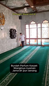 Burdah parfum pewangi karpet masjid musholla non alkohol UK.1ltr