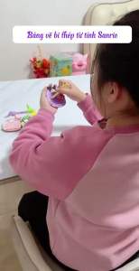 Bảng Vẽ Sanrio Móc Khóa Bi Thép Nam Châm Đa Năng Kèm Bút - Phụ Kiện Dễ Thương Quà Tặng Sinh Nhật Bé Capybara