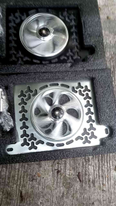 COVER KIPAS RADIATOR SPINNER CNC TUTUP RADIATOR SPINER NMAX AEROX LEXI AKSESORIS MOTOR YAMAHA AEROX NMAX LEXI KIPAS RADIATOR