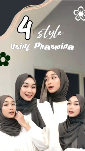 Pashmina Ceruty Baby Doll Premiu Pashmina Polos Ukuran 175x75