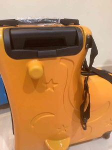 20inch Children Ride On Seat Luggage Travel L Shape Color Trolley Case