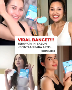 Sabun Biru Brighty Glow & Bright Bar Soap Sabun Pemutih Pencerah Wajah Tubuh 10x Lebih Cepat With Dermawhite BPOM