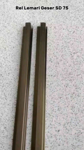 Rel Lemari Sliding Model Tanam SD 75 / Rel Lemari Geser Sliding Panjang Ukuran 75cm 1 m dan 15m
