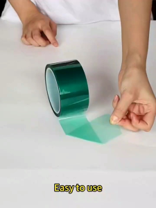Tape Perekat Green Anti Panas Ukuran Besar 20mm 30mm 40mm 50mm Isolasi Solasi Hijau Anti Panas