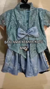 SETELAN DRESS ANAK PEREMPUAN KEBAYA ANAK KUTUBARU BAHAN BRUKAT MIX KATUN PREMIUM