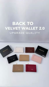 Jims Honey - Velvet Wallet - Dompet wanita Kulit Terbaru - Dompet wanita Uang Fashion kekinian Original Store (Free Eklusife Box)