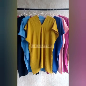 Long Square Nagita / Long Nagita Square Crincle Air Flow / Atasan Wanita Model Nagita Bahan Crinkle Airflow Premium / Midi Dres Kringkel Krinkel Terbaru 2023 Banyak Pilihan Warna V Neck Katun Polos