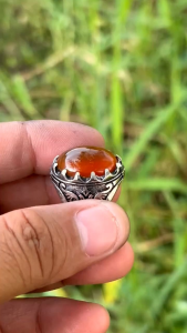 EST. JARI 8 - 9 NATURAL CINCIN BATU AKIK ANGGUR SOLAR MADU