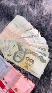 สายรัดธนบัตร แบงค์ 20 สวยๆใช้งานได้จริง ของตกแต่งธนบัตร จํานวน 10 สายรัด