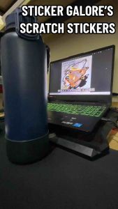 NARUTO SCRATCH STICKERS (WATEPROOF AND SCRATCH PROOF)