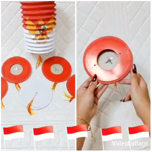 LAMPION TARIK GARUDA PANCASILA BAHAN KARTON TEBAL / LAMPION GANTUNG GARUDA DIRGAHAYU HUT RI 17 AGUSTUS / LAMPION MERAH PUTIH / LTG835560