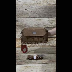 Terbaru Pouch/Tas Selempang SIGHMON KANVAS SGH5801 3Ruang (2Tali)