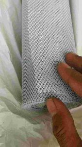 Kawat Kasa baja hitam putih Nyamuk 1 meter x 50 cm