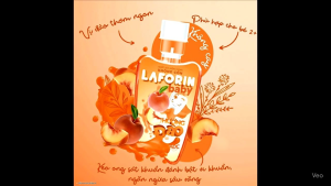 Nước Súc Miệng Laforin Baby Hương Đào 350ml Ngăn Ngừa Răng Mất Không Cồn Cho Trẻ Em Chiết Xuất Keo Ong & Trà Xanh