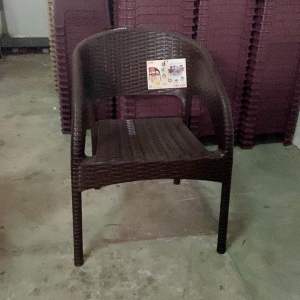 Jolly Rattan Breeze Arm Office Chair Balcony Chair Living Room Chair Durable Outdoor Chair Waterproof