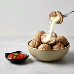 COD !!Baso keju muncrat Isi 1 Butir plus 3 baso krikil Terlaris Baso daging sapi dan ayam enak