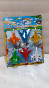 Mainan Pesawat Set isi 6 pcs Speed Plane no 6623-6