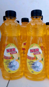 SABUN CUCI PIRING HOMEMADE NUR CLEAN VARIAN LEMON DAN JERUK NIPIS 450 ML