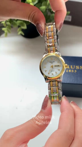 Jam Tangan Wanita Rantai Oruss Classic Analog Kalender Aktif Tahan Air Elegan Minimalis Garansi 1 Tahun Koreans Looks