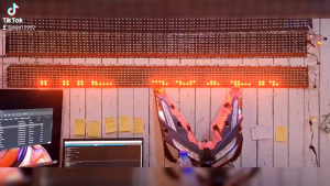 Modul Strobo Kaca Running Text Versi Terbaru 12Volt