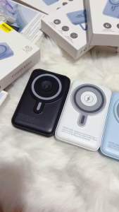 10000mAh magnetic power bank 22.5W Fast Charge+ Wireless Charge With6in1 Cable+Mobile Phone Holder MP31 手机手表 無線磁吸 充電寶