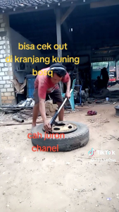 Alat pelepas ring ban truk segala jenis ban trukpnjng 80cm tebel plat 8mili