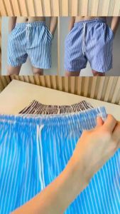 กางเกงขาสั้น Oxford Short ชาย-หญิง (Freesize 25-40นิ้ว) Chanin Studio เนื้อผ้าCotton100%