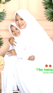 Baju Gamis Muslim Warna Putih Bersih Couple Pasangan Ibu Dan Anak Perempuan Set Manasik Haji Umroh