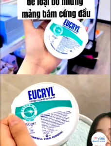 [FLASH SALE] Kem Đánh Răng Bạc Hà Eucryl Toothpaste 62g & Bột than tre trắng răng 30g