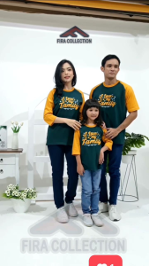 KAOS COUPLE FAMILY KAOS PASANGAN KELUARGA /ALWAYS WITH FAMILY