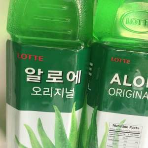 Lotte Aloe 40% Original Juice Drink: Refreshing Aloe Vera Health Drink