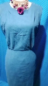 DRESS KUTUNG/SLEEVELESS BIRU(MAYONEZ) 96