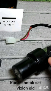 Kunci Kontak Set Assy Komplit + Tutup Tangki Motor Yamaha Vixion Lama / Old (3C1)