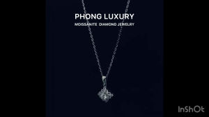 Dây chuyền nữ kim cương moissanite 4.0 ly kiểm định GRA bạc ý 925 xi bạch kim vàng trắng PHONG LUXURY