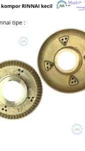 BURNER KUNINGAN KOMPOR RINNAI KECIL