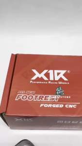 X1R UNIVERSE MOTORCYCLE FRONT FOOTREST Y15 Y16 RSX EX5 WAVE LC135 FRONT FOOT REST RUBBER CNC MADE VIETNAM FOOTREST LIPAT PEMIJAK KAKI DEPAN Y15ZR Y16ZR RSX150 RS150 LC SYM BENELLI VF3I RFS150 WMOTO