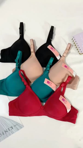Bra Busa Xiang Cao Cup B Kait 3 Bra Busa Tanpa Kawat Bra Wanita Xiangcao Busa. Bra Wanita Ukuran Free Size Bra Satin Warna Cream Dan Hitam - Lazada