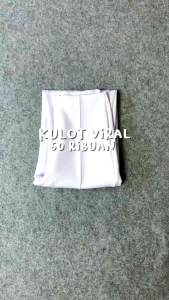 Celana Wanita Kulot Scuba Highwaist Premium Basic Pants Terbaru Kekinian Super Jumbo