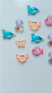 10pc magnet kulkas karakter hewan laut aksesoris souvenir hiasan tempelan kulkas lucu unik aesthetic