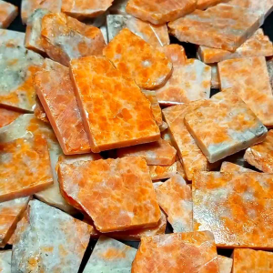 batu oren calsite salmon/bongkahan batu oren calsite salmon natural(manigajah oren) /batu akik