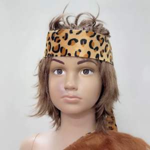 READY STOCK Cosplay Kids Children Tarzan Boy Jungle Boy Caveman African Costume Movie Character Story Book Character