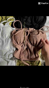 Áo kiểu 2 dây cột