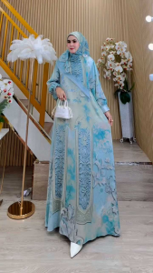 Naila Series Gamis Syari Armani silk Premium