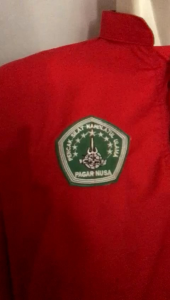 seragam gasmi sakral latihan gasmi pagar nusa sakral merah bahan drill