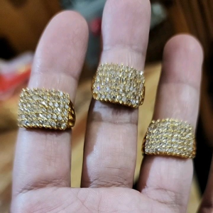 Cincin Luxury Mata Baris 6 Full Zircon