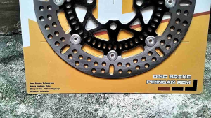 Piringan Disc Cakram New MOS Model Ktc Bulat Hitam 260mm Pnp Motor Vario 160 ABS pnp
