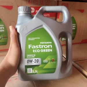 FASTRON ECO GREEN SAE 0W-20 PELUMAS PERTAMINA OLI MESIN Pelumas Ramah Lingkungan Mobil Oli Mobil Performa Tinggi - Lazada