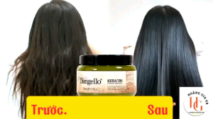 Tinh Dầu Dưỡng Tóc DANGELLO Keratin Cao cấp bảo vệ tóc không bị khô bóng mượt tóc hương thơm sang trọng ( chính hãng + Tặng nón ủ tóc )